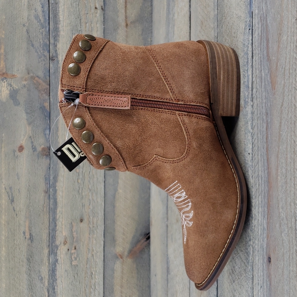 Dingo Women's Lonestar Western Leather Whiskey Bootie - Picture 7 of 10
